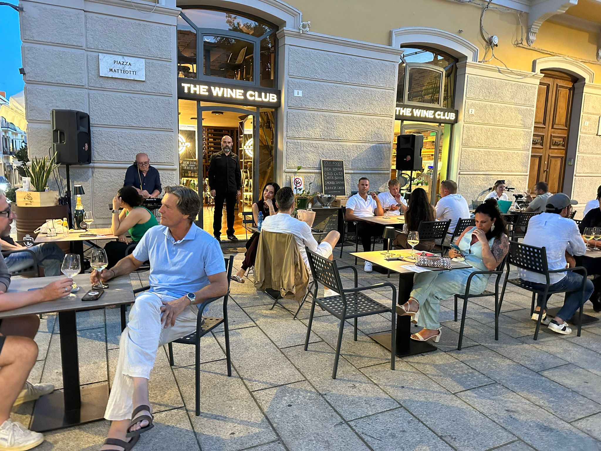 Spazio esterno del wine club